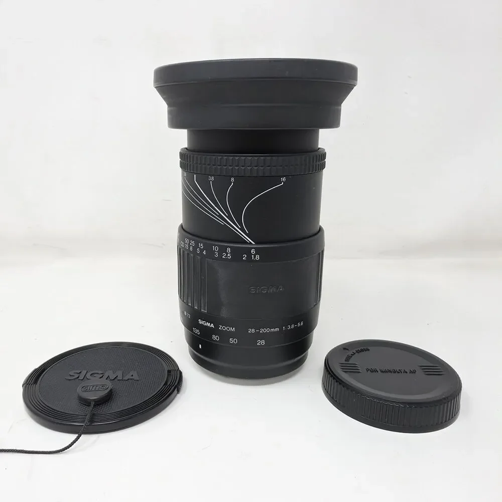 Sigma 28-200mm f/3.8-5.6 Macro AF Lens Minolta Sony A Mount Made In Japan Tested
